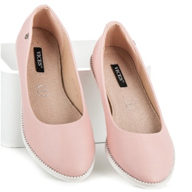 Vices Ballerine rosa con strass 2