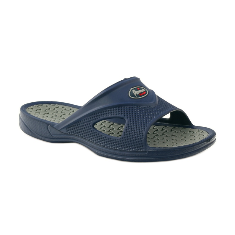 American Club Ciabatte da piscina uomo in schiuma americane gr blu navy 1