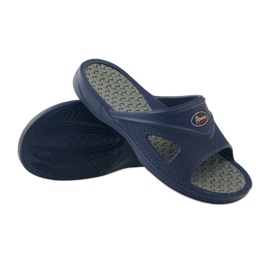American Club Ciabatte da piscina uomo in schiuma americane gr blu navy 3