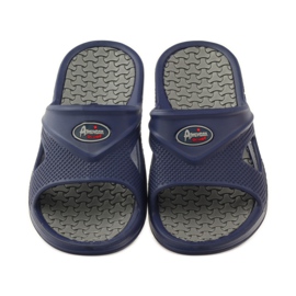 American Club Ciabatte da piscina uomo in schiuma americane gr blu navy 4