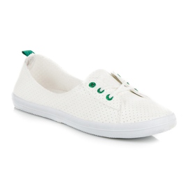 Kylie Sneakers traforate bianco 1