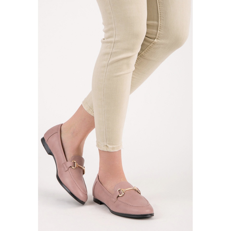 Vices Mocassini slip-on rosa 1