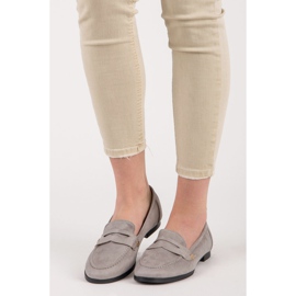 Seastar Mocassini in camoscio grigio 1