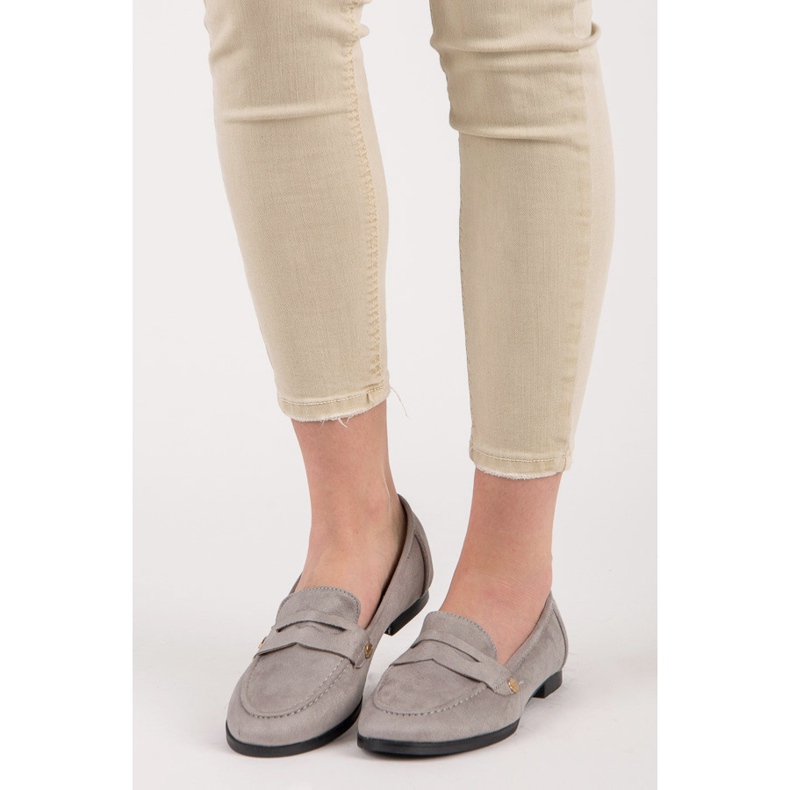 Seastar Mocassini in camoscio grigio 1
