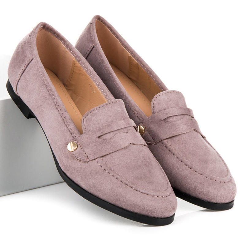 Seastar Mocassini in camoscio viola 2