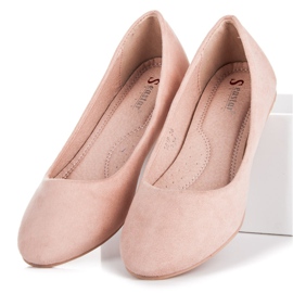 Seastar Ballerine in camoscio rosa 1