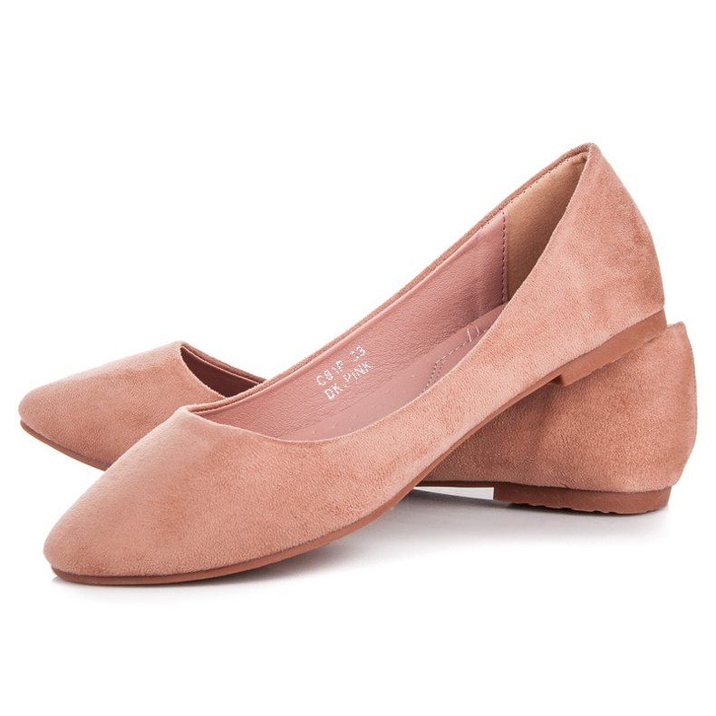 Seastar Ballerine in camoscio rosa 2