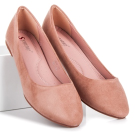 Seastar Ballerine in camoscio rosa 1
