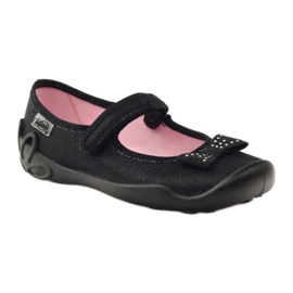 Scarpe per bambini Befado, ballerine 114Y240 nero grigio 1