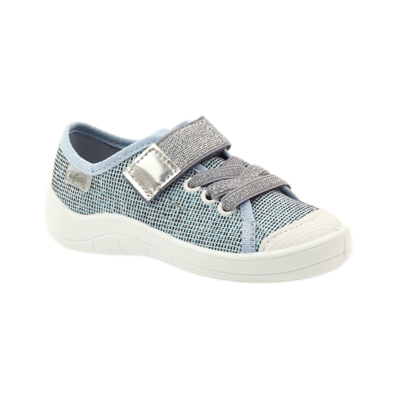 Befado scarpe per bambini, scarpe da ginnastica, pantofole 251x097 grigio blu bianca 1