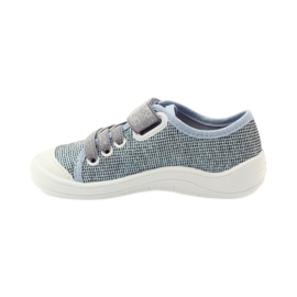 Befado scarpe per bambini, scarpe da ginnastica, pantofole 251x097 grigio blu bianca 2