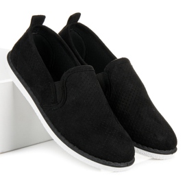 Bestelle Slipons traforati nero 2