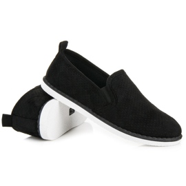 Bestelle Slipons traforati nero 1
