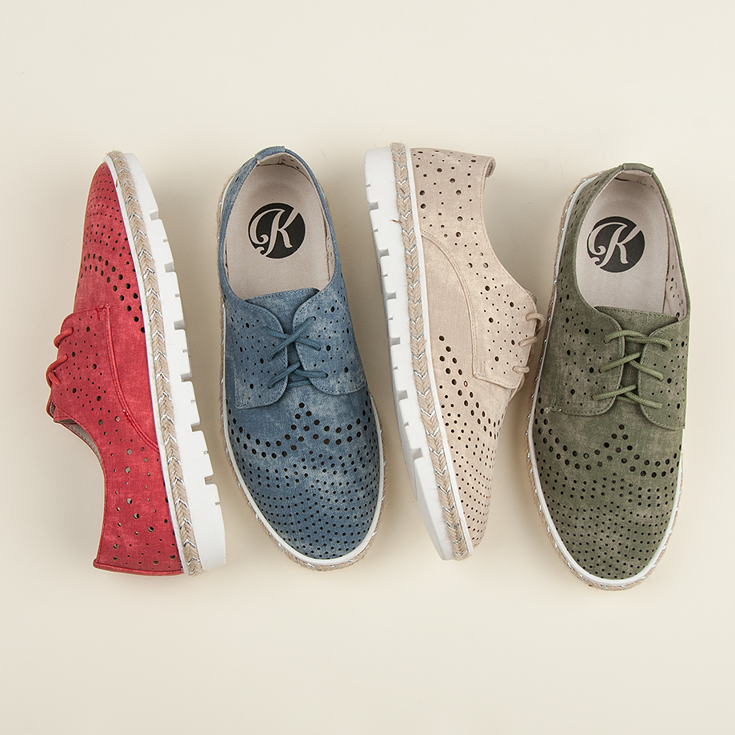 Kylie Espadrillas traforate beige 1