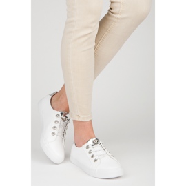 Sneakers bianche KYLIE bianco grigio 1