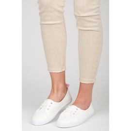 Kylie Sneakers traforate bianco 1