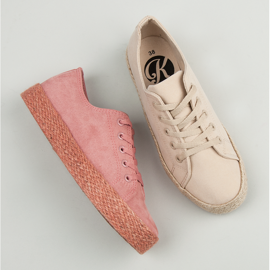 Kylie Sneakers espadrillas beige 1