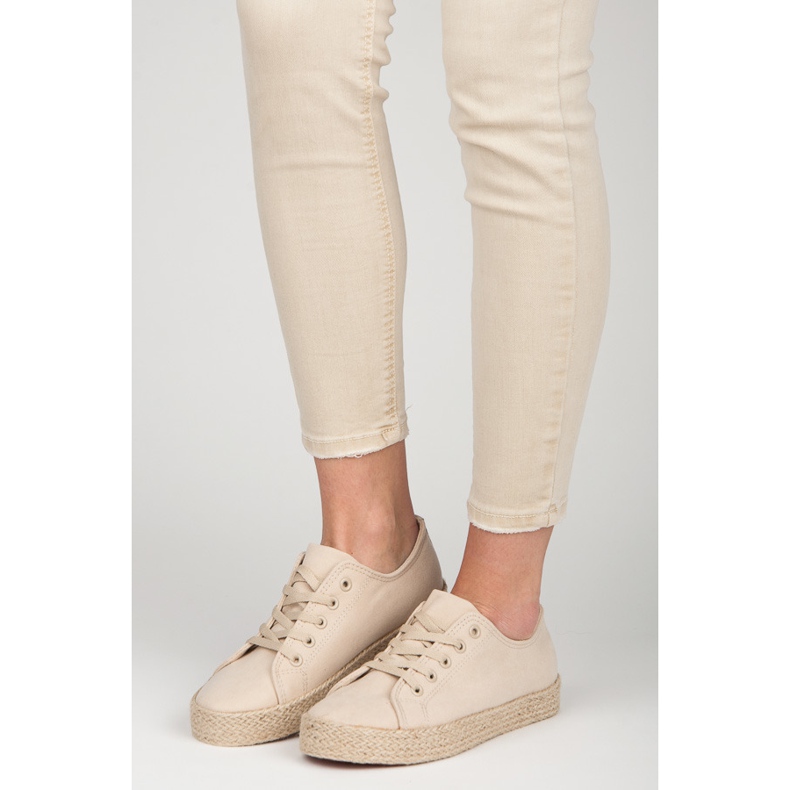 Kylie Sneakers espadrillas beige 2
