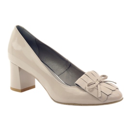 Edeo Décolleté su barra laccate 3224 Beige 1
