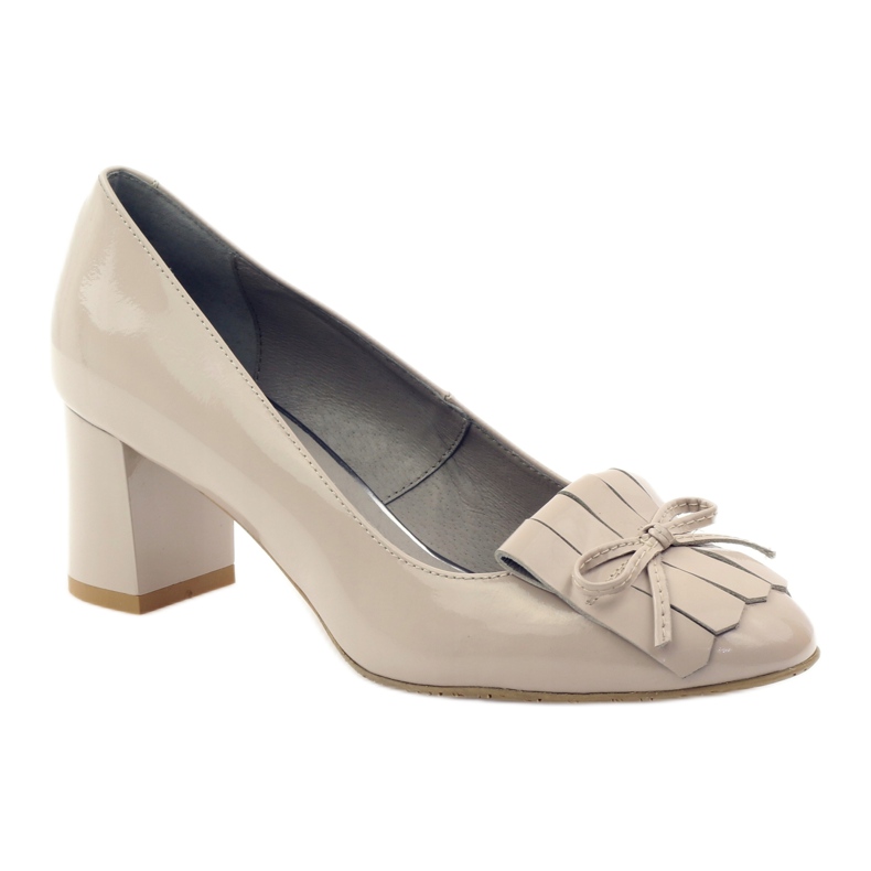 Edeo Décolleté su barra laccate 3224 Beige 1