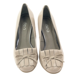 Edeo Décolleté su barra laccate 3224 Beige 4