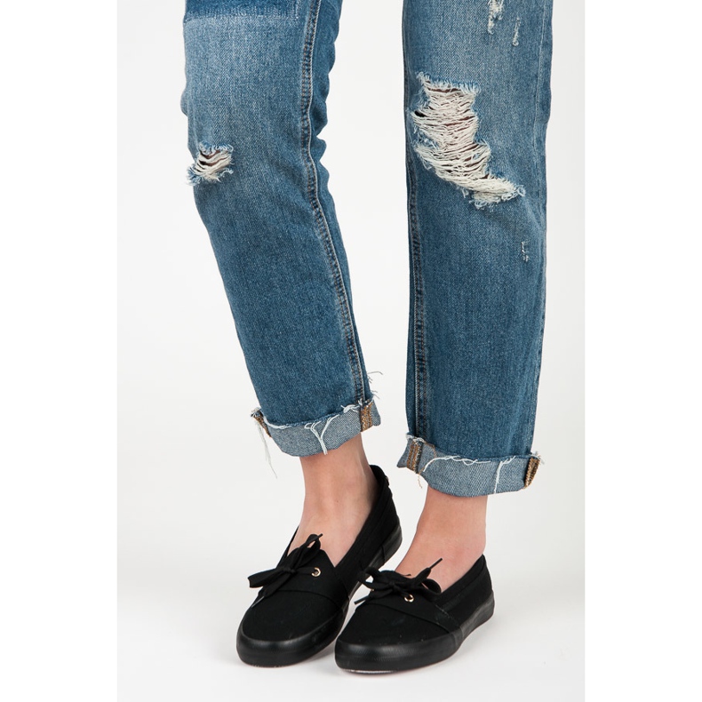 Seastar Sneakers nere senza lacci nero 1