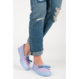Seastar Sneakers slip-on viola blu 1