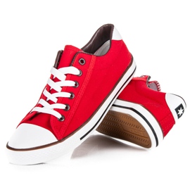 Seastar Sneakers allacciate vecchia scuola rosso 1
