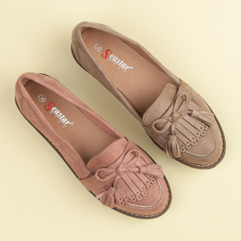 Seastar Mocassini con frange rosa 1