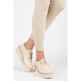 Vices Morse per scarpe con zeppa allacciate marrone 2