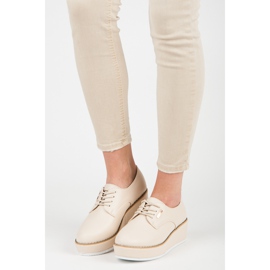 Vices Morse per scarpe con zeppa allacciate marrone 1