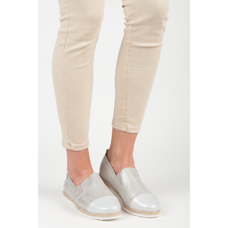Vices Morsetti per scarpe da donna slip-on grigio 1
