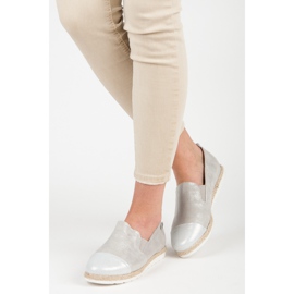 Vices Morsetti per scarpe da donna slip-on grigio 2