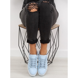 Blu NB183P Sneakers blu con suola alta 2