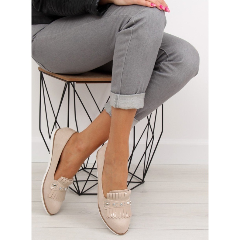 Mocassini da donna beige DM30P Beige 2