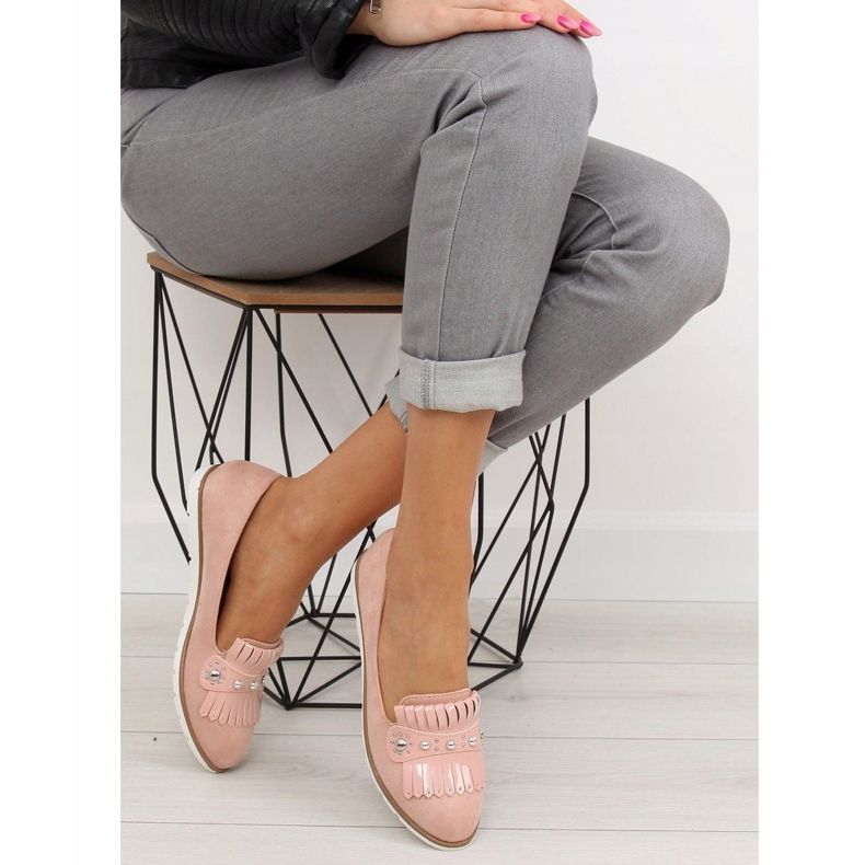 Rosa DM30P Mocassini rosa da donna 2