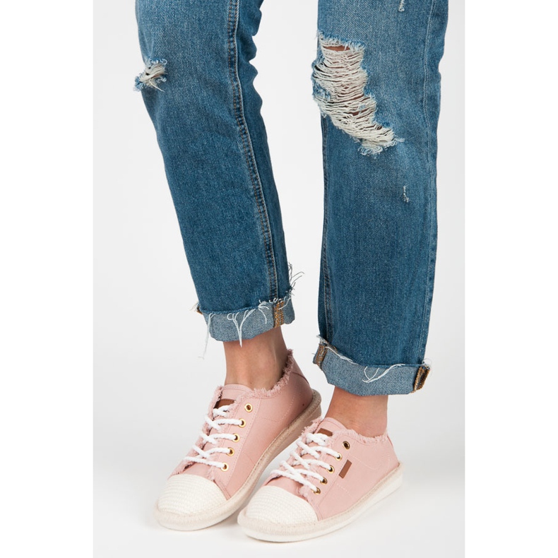 Seastar Sneakers stringate, espadrillas rosa 2