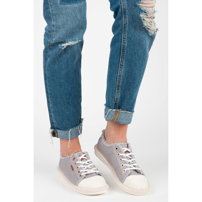 Seastar Sneakers stringate, espadrillas grigio 2