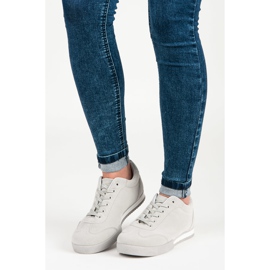 Vices Scarpe sportive in pelle scamosciata grigio 1
