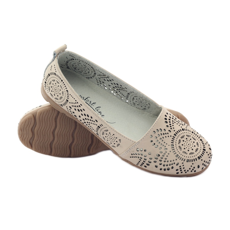 Filippo Ballerine traforate Lords F 080 beige 3