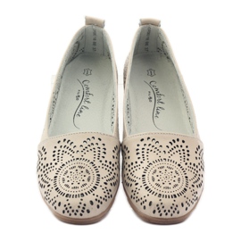 Filippo Ballerine traforate Lords F 080 beige 4