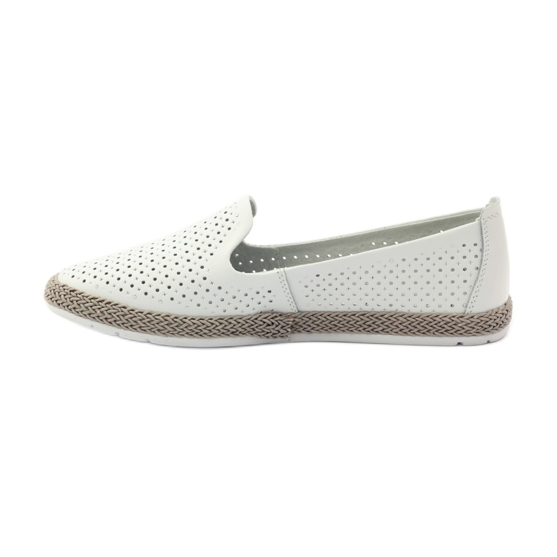 Filippo Lords ballerine espadrillas F 081 bianche bianca 2