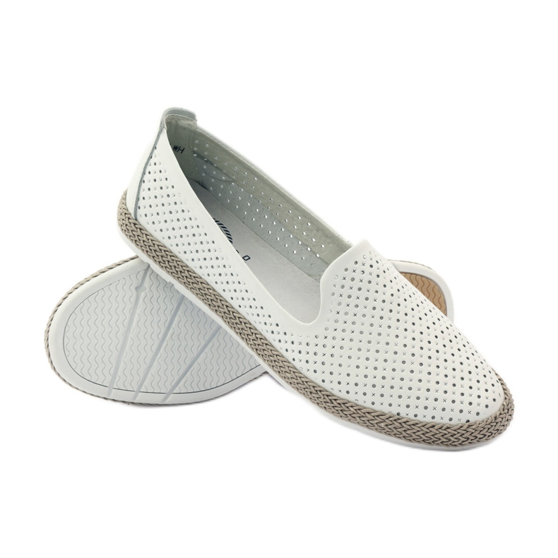 Filippo Lords ballerine espadrillas F 081 bianche bianca 3