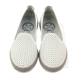 Filippo Lords ballerine espadrillas F 081 bianche bianco 4