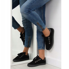 Sneakers da donna nere AK03P Nero grigio 1