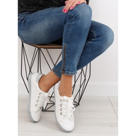 Sneakers da donna bianche AK03P Bianche bianca 2