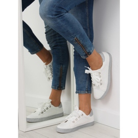 Sneakers da donna bianche AK03P Bianche bianco 1