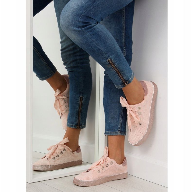 Sneakers rosa da donna AK03P Rosa 1