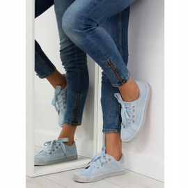 Sneakers da donna blu AK03P Blu grigio 1