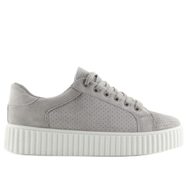Sneakers creepersy grigie AX02 grigie grigio 2